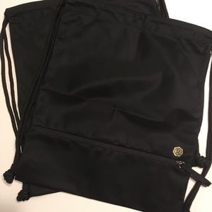 Lululemon Seawheeze 2018 Black Drawstring Backpack